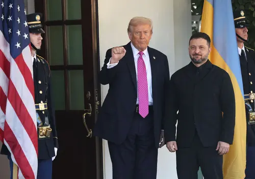 Zelensky ABD Başkanı Trump ile Washington'da Görüştü