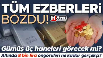 Gümüş üç haneleri görecek mi? 