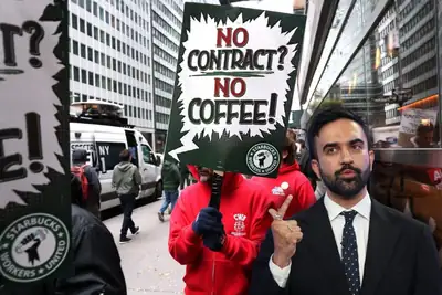 New York Belediye Başkanı Seçilen Zohran Mamdani'nin Boykot Çağrısının Ardından Starbucks Çalışanlarının Grevi Ülke Çapında Genişledi
