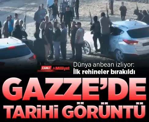 Gazze için tarihi gün! Hamas, rehine takası başladı