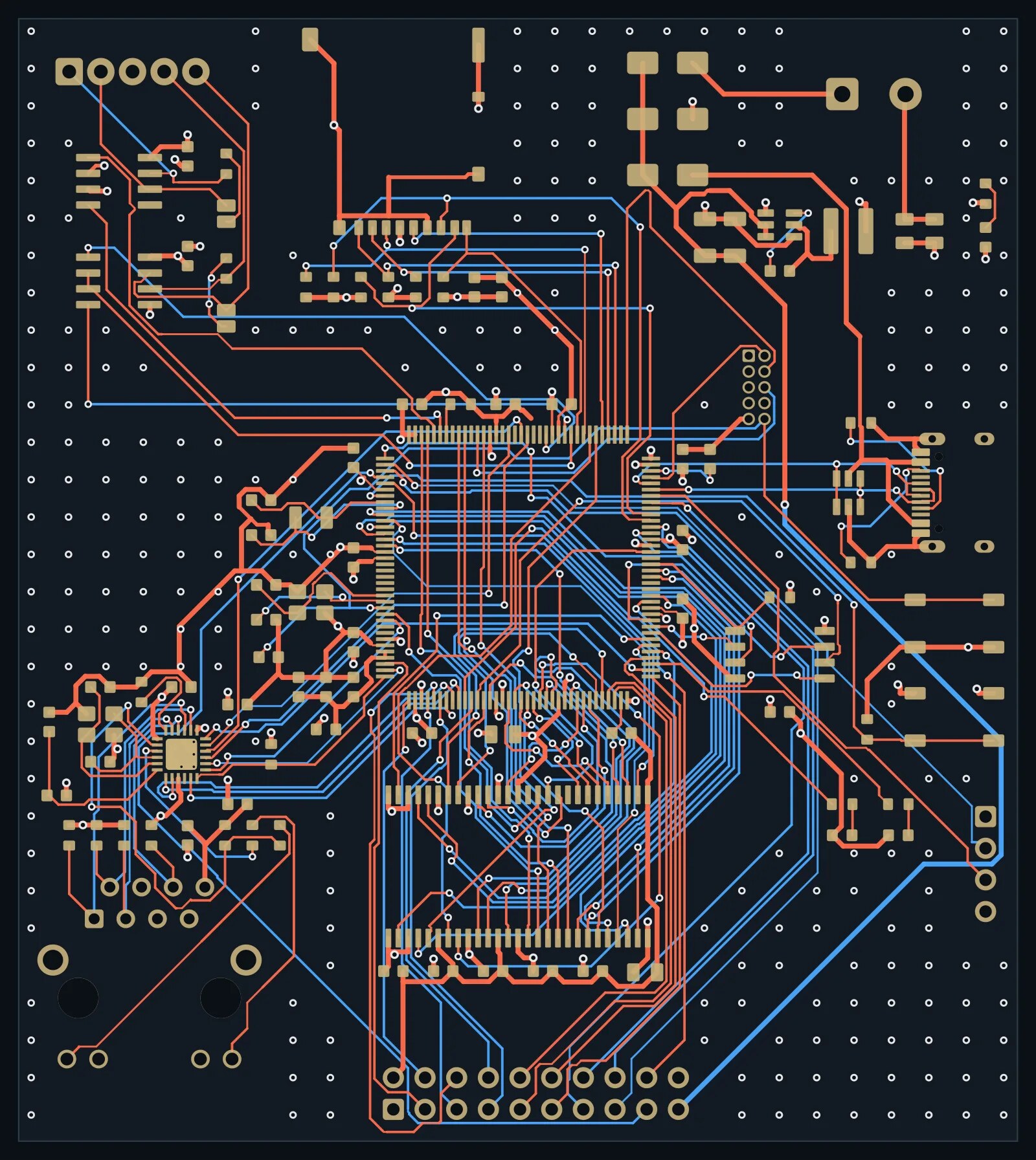 STM32H7 kontrol kartı, 4 katman